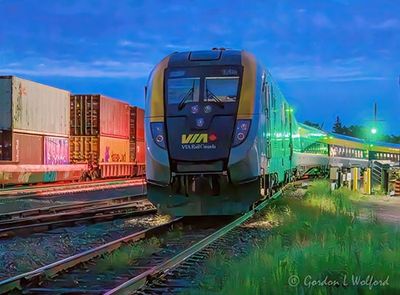 VIA Rail 641 Torontobound Departing 90D124207