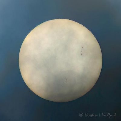 Clouded Sun With Sunspots DSCN012209