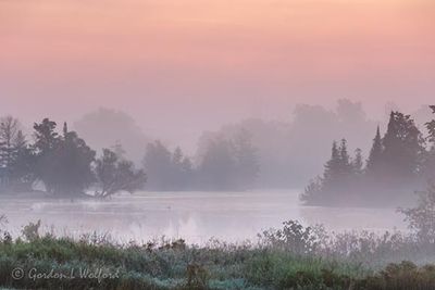 Foggy Rideau Canal At Dawn 90D126916-20