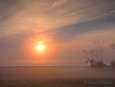 Clouded Sunrise Beyond Ground Fog DSCN013368-70