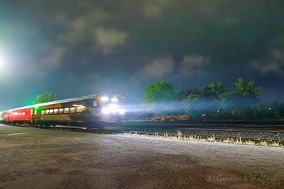 VIA Rail Train 641 Torontobound In Rain 90D128053