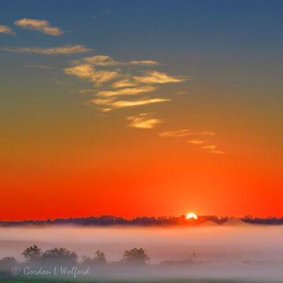 Sunrise Beyond Ground Fog 90D128460