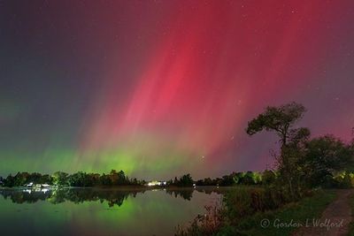 20241010 Aurora Beyond Rideau Canal Reflected 90D130973