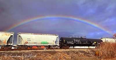 Rainbow Beyond The Rail Yard (iPhone14-3648)