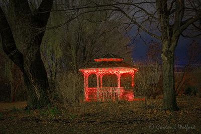Red Gazebo 90D133572