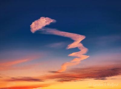 Curly Cloud At Golden Hour DSCN016987