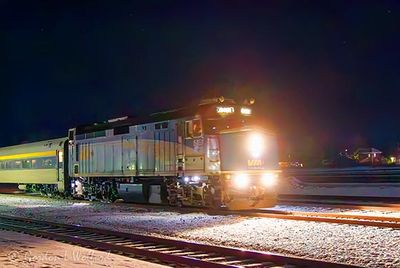 VIA Rail Train 41 On Winter Solstice 90D135189