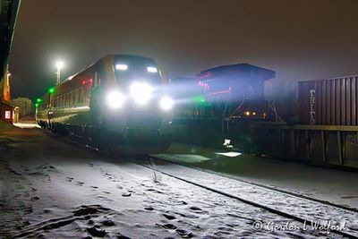 VIA 641 Passing Waiting CPKC Freight 90D139118