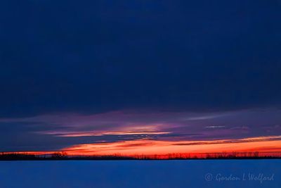 Dawn Beyond Winter Field 90D140831