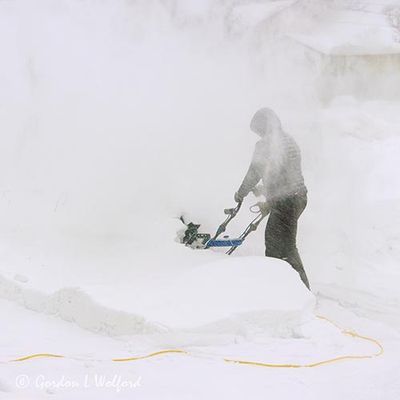Snow Blowing In Blowing Snow 90D141704