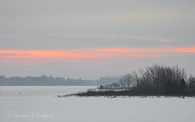 Clouded Sunrise Beyond Frozen Rideau Canal DSCN019051