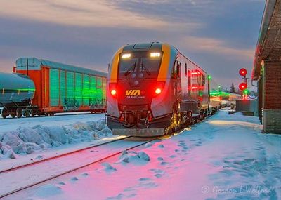 VIA Rail Train 41 Torontobound At Dawn 90D144808