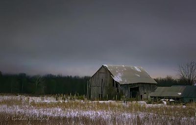 Old Barn At Night 90D145148
