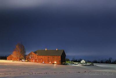 Farm On A Winter Night 90D145662