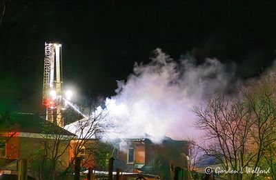 House On Fire At Night 90D145904