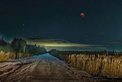 Blood Moon Beyond Nightscape (composite) 90D140419