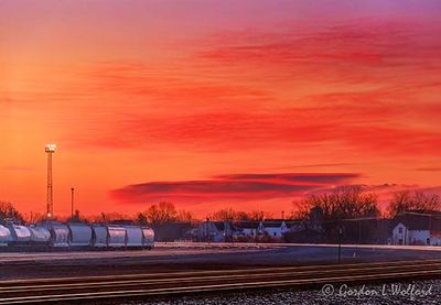 Dawn At The CPKC Rail Yard 90D147533