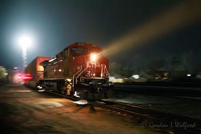 Westbound CPKC Rear-DPU Before Dawn 90D150426