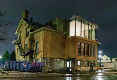 Public Library Backside Under Construction 90D150251