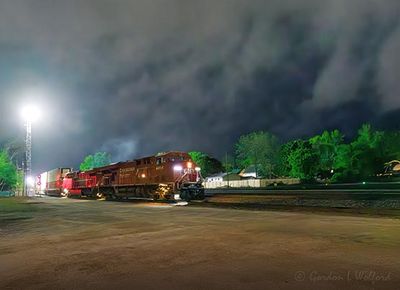 CPKC 112 Arriving At Night 90D155200