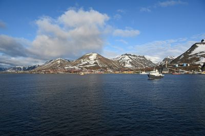 Midnight at Longyearbyen