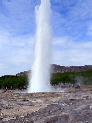 Stokkur Geyser blows