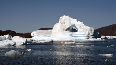 Icebergs in Tunnulliarfiq Fjord
