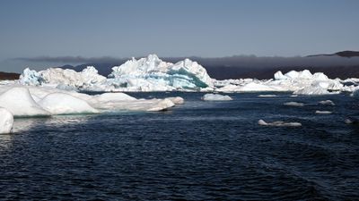 Ice in Tunnulliarfiq Fjord