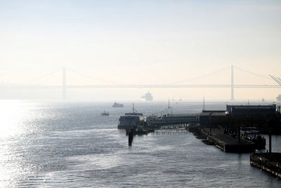 A misty departure