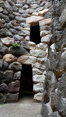 Courtyard and doorways to West tower