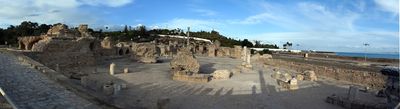 Antonius Baths from South end Pano