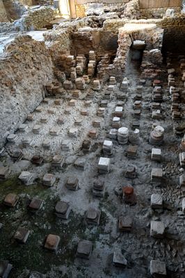 Roman Baths underfloor heating