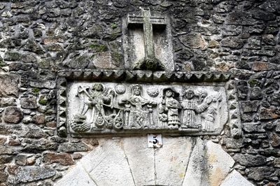 Convent Of Santo Domingo - Carving over main entrance
