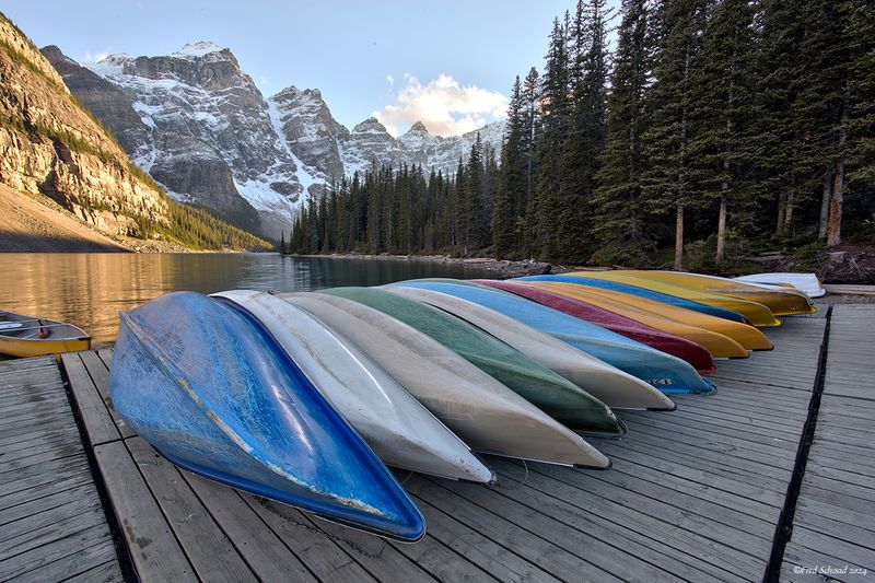 Moraine Lake Canoe Rentals