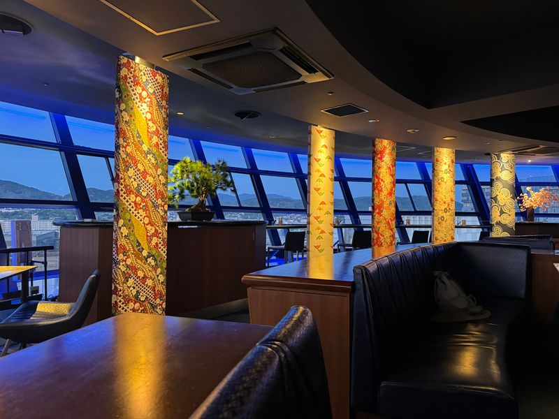 Drinks at the Kyoto Tower