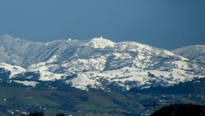 Snowy Mount Hamilton