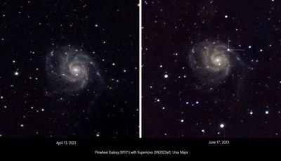 The Pinwheel Galaxy and Supernova SN2023ixf