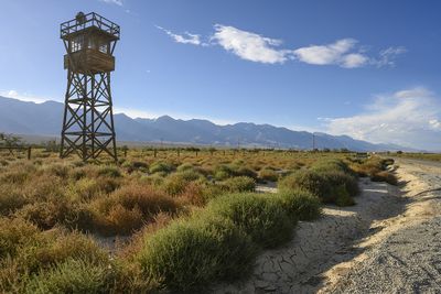 Guard tower at Manzanar National Historical Site