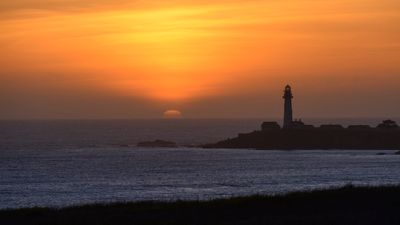 Sunset at Pigeon Point Lighthouse