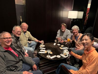 Friends at the bar