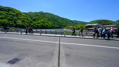 Katsura River and Togetsuyo Bridge
