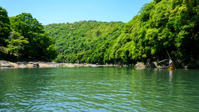 Relaxing boat ride