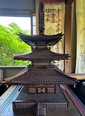 Temple made of Abaccus beads