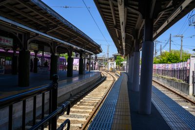 Waiting for the train