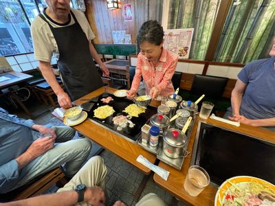 Making Okonomiyaki