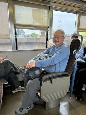 Me on the local train