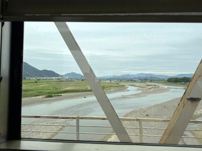 Crossing the Yasu River