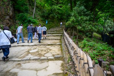 Our first walking ascent