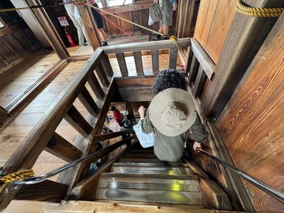 Steep Stair case