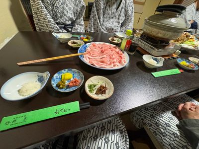 Shabushabu dinner